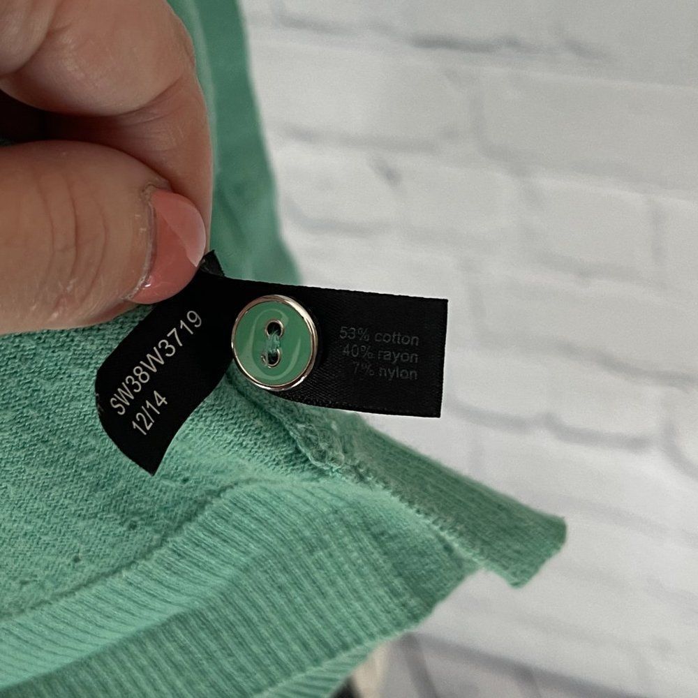 The Limited Sea Green Cardigan - Picture 8 of 8